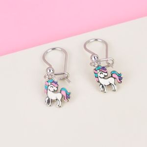 Collexion Magical Unicorn Kids Earrings Anting Anak Lapis Emas Gold Plated CX76210007W