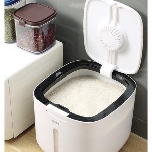 Thùng Đựng Gạo Thông Minh ECOCO Chống Ẩm Chống Mối Mọt Loại 5kg và 10kg Chính Hãng Nhựa ABS Cao Cấp