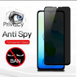 Anti gores privasi Xiaomi Redmi A3 Tempered glass privacy anti kepo anti intip lis hitam spy