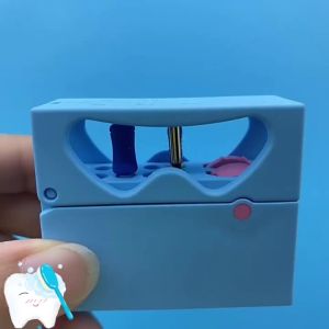 PIORPOY Dental Endo Files Holder 10 Holes With Measuring Counter Dentistry Organizers Box Block Autoclavable Odontologia Tools