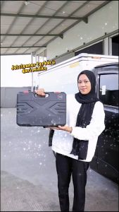 Cordless Jet Cleaner - Mesin Cuci Motor Mobil AC Baterai Cordless - MIniko.id