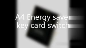Hotel Room Key Card Power Switch Energy Saver Switch Hotel RFID Card Energy Saving Switch