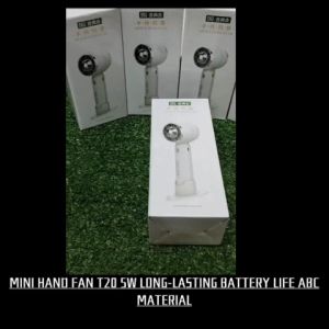 MINI HAND FAN T20 5W LONG-LASTING BATTERY LIFE ABC MATERIAL