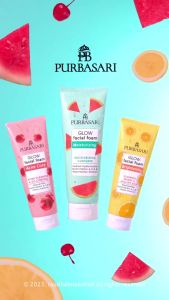 Purbasari Glow Facial Foam Moisturizing - Acne Care - Brightening 100ml - Kosmetik Herbal Online