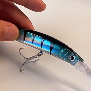 17cm 27g Deep Diver Fishing Rapala Waterproof Lure Artificial Floating Bait for Trolling Barracuda Tangigue at iba pa