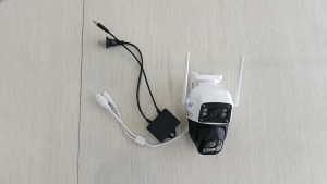 V380 Pro Outdoor CCTV Camera connect cellphone 4G Sim Dual Lens Screen PTZ IP66 Waterproof Outdoor Surveillance AI Human Detection Security Protection Two-way Audio IP Security Cameras