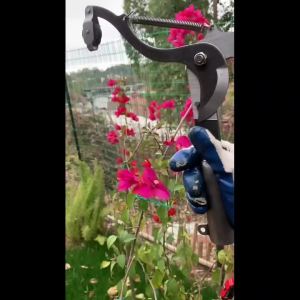 High Altitude Pruning Shears Tree Trimmer Branches Cutter Garden Pruner Scissor Hand Lopper Pick Fruit Tool with Rope No Handle
