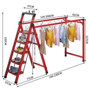 MOLORE | Home Foldable Extensible Thickening Large Space Drying Rack