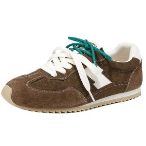 Agsdon | Versatile Casual Brown Ballet Aken Shoe