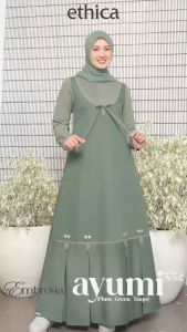 GAMIS ETHICA AYUMI 552 DRESS KEKINIAN TERBARUU DAILY KASUAL KULIAH KONDANGAN PREMIUM TERMURAHHH