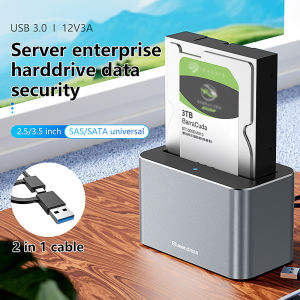 Blueendless | Blueendless 2.5/3.5 Inch SAS/SATA Hard Disk External Case Sata to USB 3.0 Hdd Docking Station Hdd Caddy Sata Hdd Case hdd box