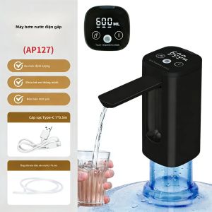 Máy Làm Nước Nóng Lạnh Tự Động Gấp Gọn Tích Hợp Khóa Trẻ Em Nhận Diện Vân Tay Máy Hút Nước Khoáng Gia Đình