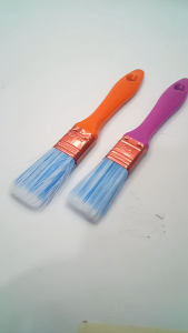 Kuas Cat Gagang Plastik Ukuran 1 Inchi (3cm) Bulu Halus Tebal paint