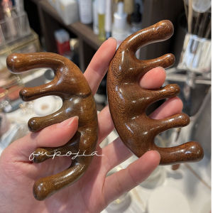 [Gnker] นวดหวีไหลเวียนของเลือดสีเขียวไม้ไม้จันทน์หวีหนังศีรษะเส้นเมอริเดียนผ่อนคลายเครื่องมือจัดแต่งทรงผมป้องกันไฟฟ้าสถิตย์ร้านจัดหาแปรงผม