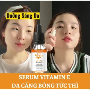 [ CHÍNH HÃNG ]Serum Vitamin E  căng bóng mờ nám 100% siêu dưỡng trắng da giúp tái tạo da mặt làm sáng và căng bóng da ngăn ngừa lão hóa dachống thâm mắt 35ml