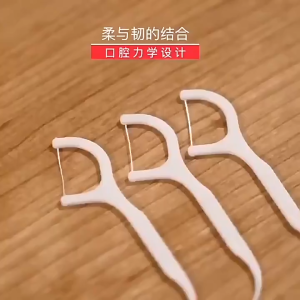 [Datz] 50PCS Dental Floss Picks Teeth Toothpick Elasticity Floss Interdental Brush 牙线 Benang Gigi Bentuk - SO46