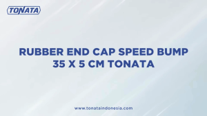 Rubber End Cap Speed bump / Ujung Polisi Tidur Karet Lebar 35 x 5 cm