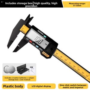 deli | High Precision Digital Display Vernier Caliper