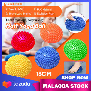 16cm Half Yoga Ball Portable Stability Balance Pods Foot Press Massager Exercises Sensory Integration Balance Toys Fitness Gym Ball