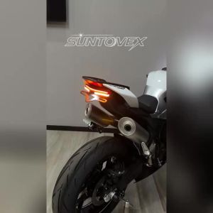For CFMOTO 675SR 675NK 675SS Motorcycle License Plate Holder Tail Tidy Fender Eliminator LED Light CF MOTO 675 SR R SRR SS NK