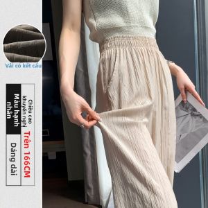 DVDK | Quần Lửng Form Rộng Phong Cách Thoải Mái Chất Liệu Kẻ Sọc Lạnh