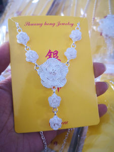 TILAIEN | Ethnic Miao Silver Long Necklace Butterfly Peacock Flower