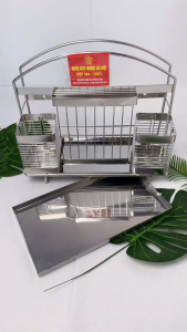 Giá Để Dao Thớt Inox 304 Đa Năng Dày Dặn – Chống Gỉ Thoát Nước Nhanh Siêu Bền KT: D34 R15 C30 cm