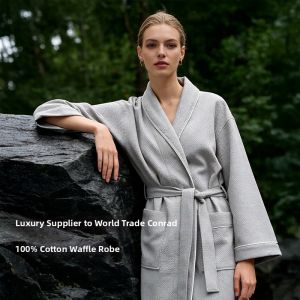 SIDEFU | Water Absorbent Quick-Drying Bathrobe All-Season Use Luxury Cotton