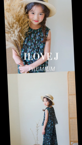 Girls’ Floral Chiffon Sleeveless Top – Korea’s Premium Kidswear by I LOVE J (Ages 4–8)