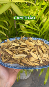 Rễ cam thảo khô 500g - Tấn phát - chuyên dùng để pha trà hoặc sắc nước uống - hỗ trợ thanh nhiệt và làm mát cơ thể