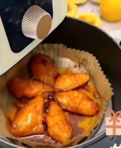 100pcs Air Fryer Baking Oil-proof and Oil-absorbing Paper High Temperature Non-stick Baking Sheet