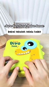 ECENTIO Kids Lunch Box - Kotak Bekal Anak Karakter Kartun Anti Tumpah Murah