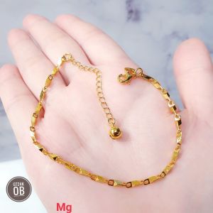 RinaXp- Gelang Rantai Wanita Terbaru Fashion Gold 24k