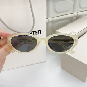แว่นกันแดดกรอบแคบ Y2K สไตล์อเมริกันเบาแนววินเทจแบบเดียวกับเจนนี่แว่นกันแดดตาแมวแสงโพลาไรซ์พร้อมค่าสายตา