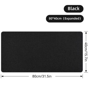 Big Size Office Mouse Pad Linen Desk Mat Waterproof Desktop Protector Mat Non-slip MousePad For Laptop PC Gaming Mouse Pad