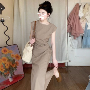 PEIZIXUAN | French Cool Sensation Sleeveless Slim Fit Summer Dress For Short Women