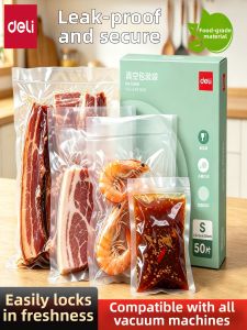 deli | Thickened Vacuum Sealed Food Bags Net Pattern