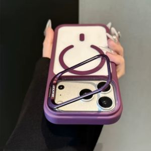 Kim Loại Sang Trọng Máy Ảnh Bảo Vệ Đứng Chủ Rõ Ràng Trường Hợp Đối Với iPhone 18 17 16 15 14 13 Pro Max Cộng Với 5G 2026 vỏ điện thoại chống sốc có nam châm Bìa