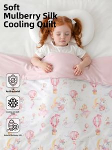 MUSHABAI | Cool Lightweight Infant Summer Blanket With Silk