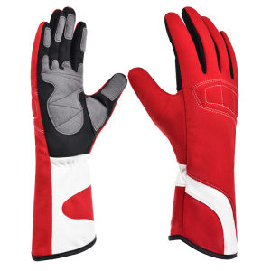 Karting gloves anti slip and shock-absorbing racing off-road breathable long finger windproof training gloves Q232047
