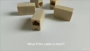 Konektor kabel LAN RJ45 8P8C Coupler 8Pin For Extension Ethernet Network LAN Cable Extender Plug