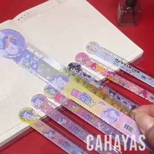 🎉[2023 New Design][Msia Ready Stock] Cute Unicorn School Office Stationery Ruler Cartoon Character Ruler 15cm Pembaris 文具用品 尺 Barang Sekolah Cute