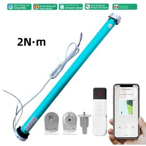 Động Cơ Rèm Cuốn Thông Minh Tuya Zigbee 2N AC100-240V Cho Ống 37-38mm Điều Khiển Bằng Giọng Nói Tương Thích Với Ứng Dụng Smart Life Alice Alexa Google Home