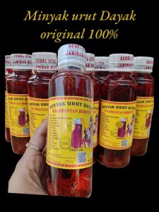 MINYAK URUT DAYAK ASLI KALIMANTAN berat 250 ML