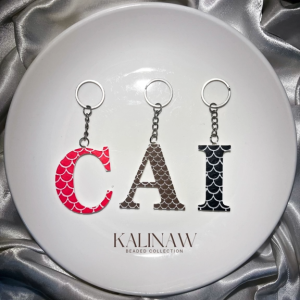 KALINAW Mermaid Personalized Letter Keychain/ Giveaways I Premium 3D Printed PLA