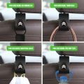 1/4Pcs Car Headrest Hooks Hanger for Bags Bracket for Citroen C2 C3 C4 ELYSEE VTS Xsara C-Crosser Berlingo Jumpy Accessories. 