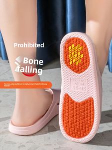 MONLEYTA | Non-Slip Bath Slippers For Men Indoor Home Use Odorless Silent Bathroom Special Bathing Dad Cool Slippers Mens Summer Slip-On Shoes