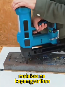 Lithium battery brushless electric steel nail machine cable groove concrete nailing machine electric nail machine for water electricity and door/window installation ceiling nailing