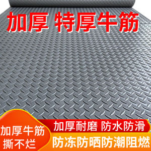 Thickened PVC Anti-Slip Mat Kitchen Door Mat Rubber Floor Carpet Home Decor Anti-Skid Entrance Mat Customizable Floor Pad