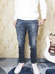 Celana Panjang Jeans Pria Dewasa Keren Bahan Melar & Tebal Premium Exman Denim EXM01